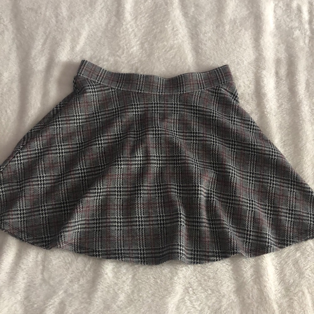 plaid skirt